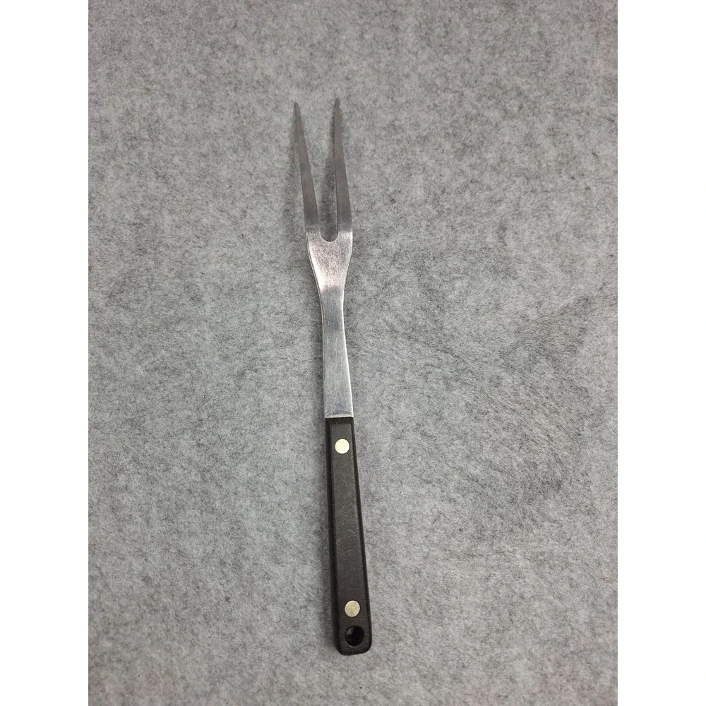 Flint Large USA Stainless Steel 2 Prong Cooking Utensil Meat Fork